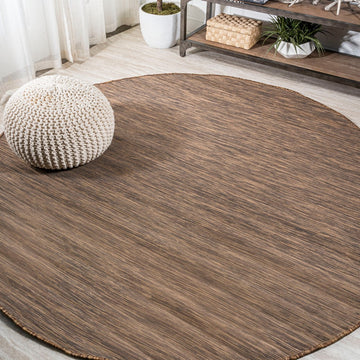 Ethan Modern Flatweave Solid  Area Rug